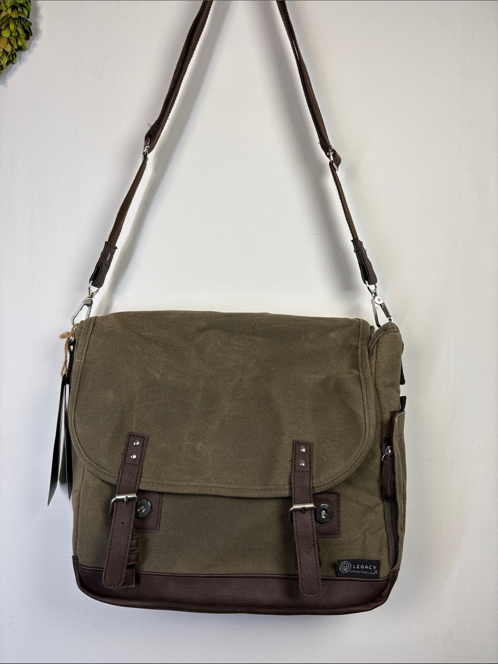 LEGACY NWT Picnic Time Brand Adventure Canvas Wine Tote